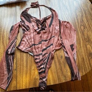 Fashion Nova Mesh Bodysuit